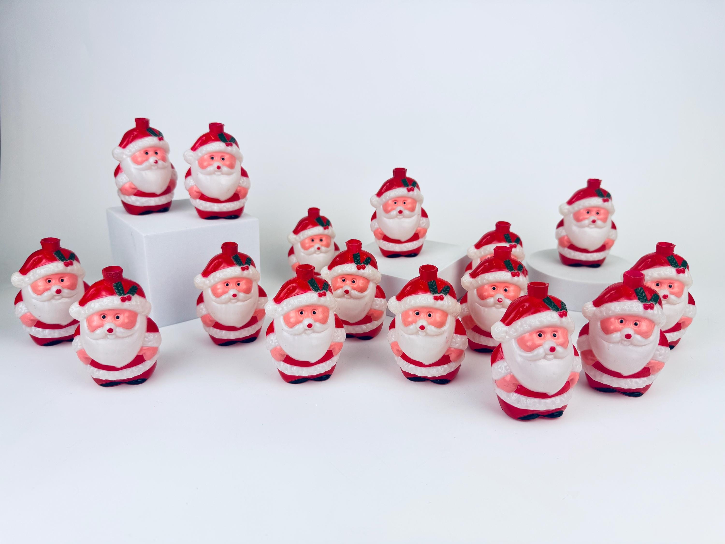 Jouet Vintage Père Noël OsKar Bologne – Années 60, Plastique, Rare