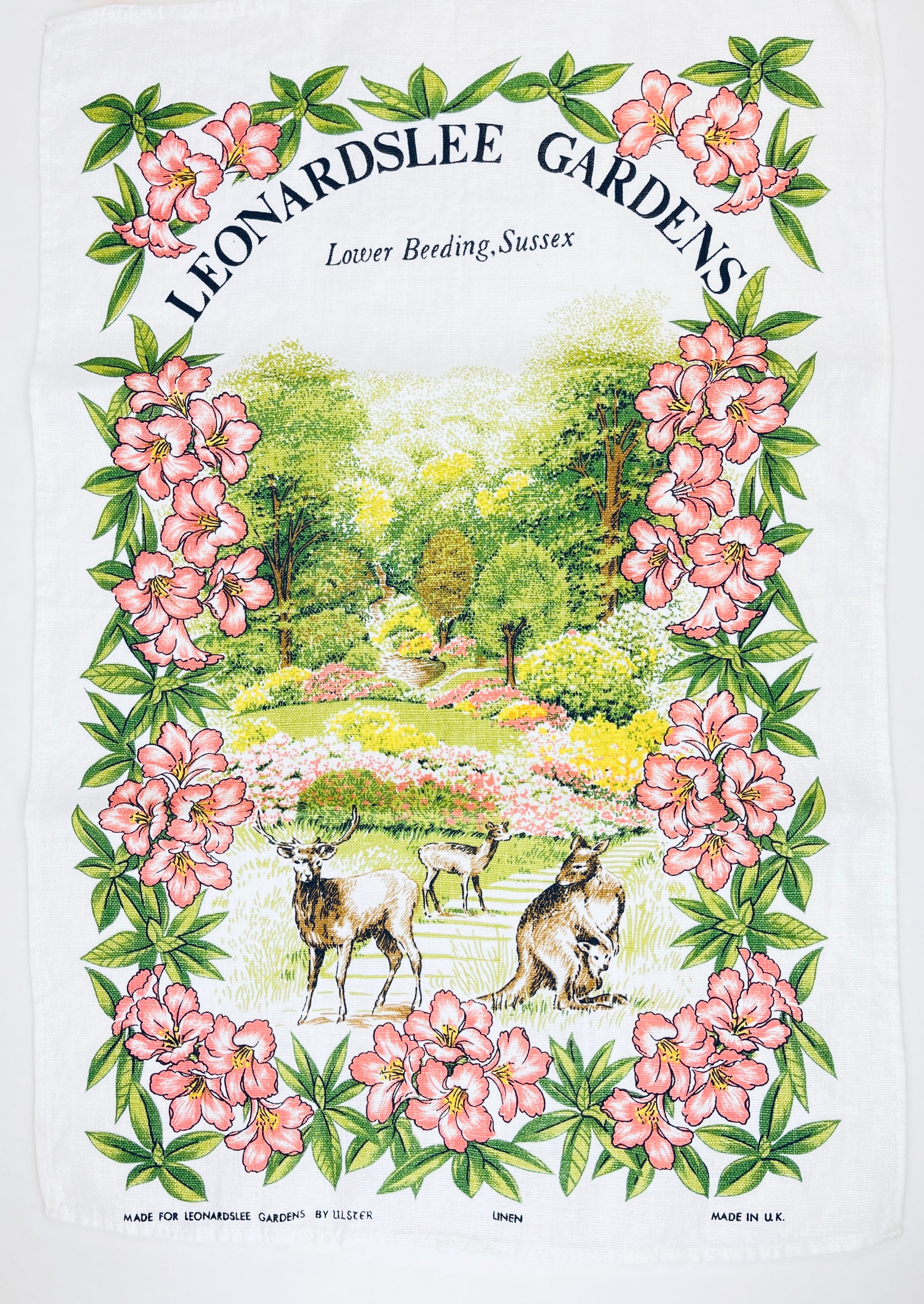 ヴィンテージ「ULSTER」Leonardslee Gardensタオル - Lower Bedding