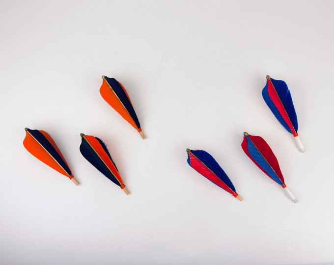 Vintage Unicorn Feather Dart Flights Long Replacement Dart Etsy