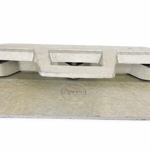 Vintage 'APSCO' desktop metalen driegaats perforator uit de jaren 70 - retro kantoorinrichting