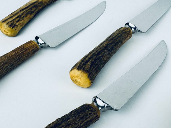 Vintage Genuine Antler Handles 'henry Rogers & Sons Co