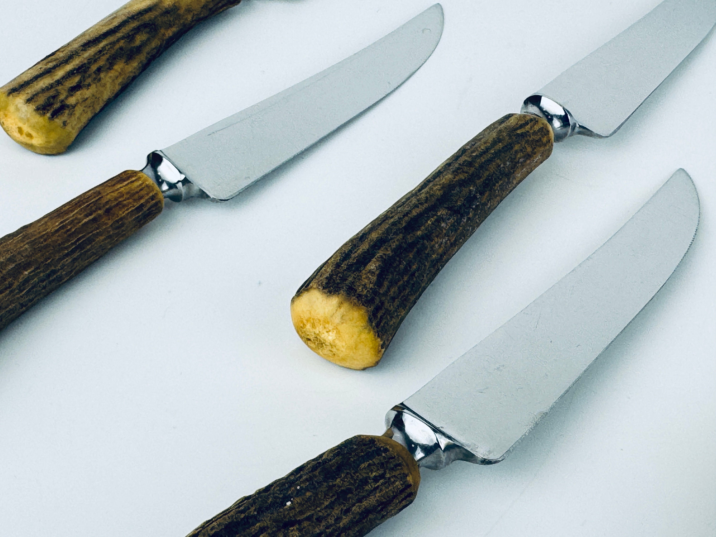 Vintage Genuine Antler Handles 'henry Rogers & Sons Co