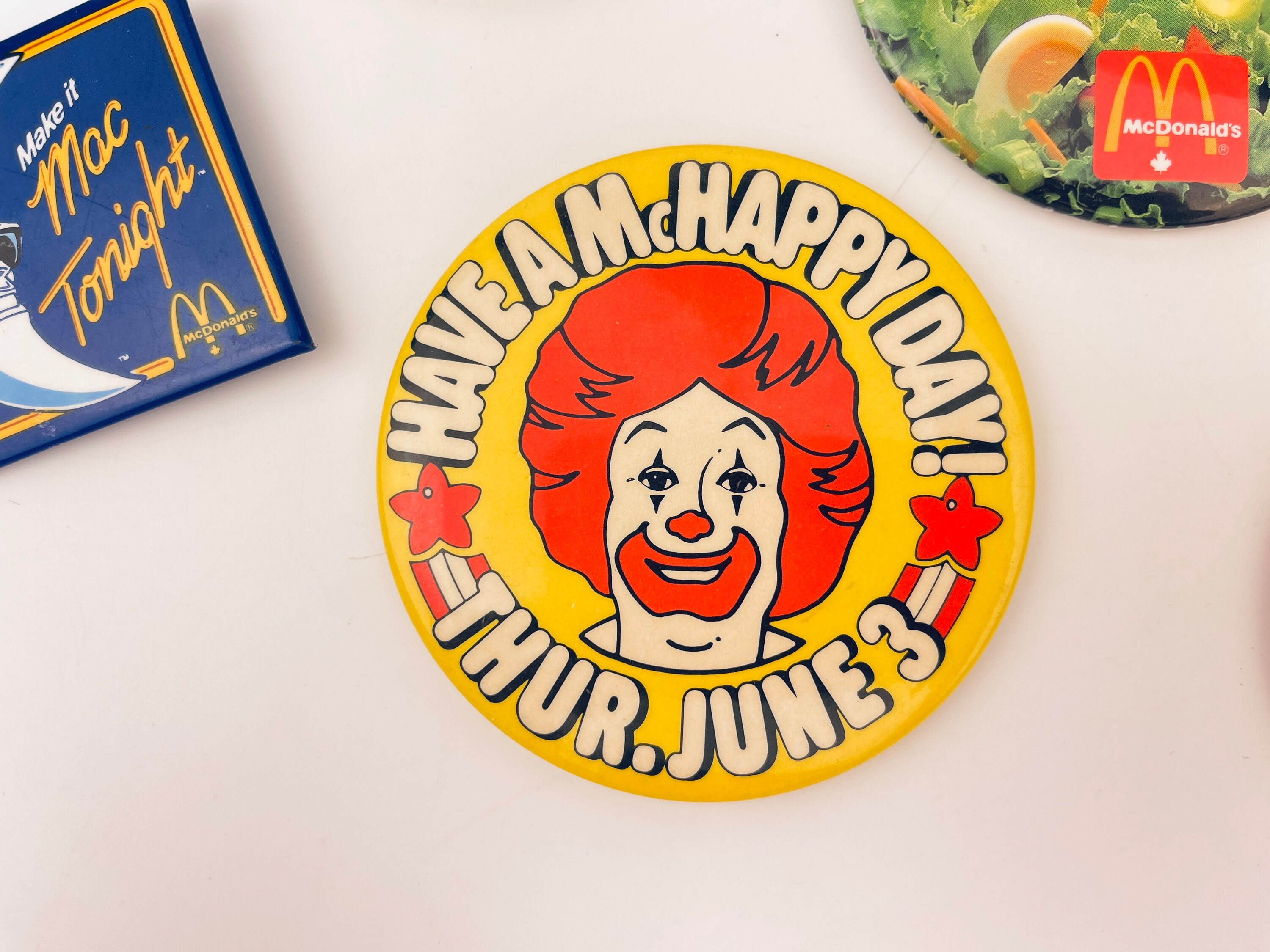 【B】マクドナルド カナダ 大判ピーローケース ビンテージ B】マクドナルド カナダ 大判ピーローケース ビンテージ