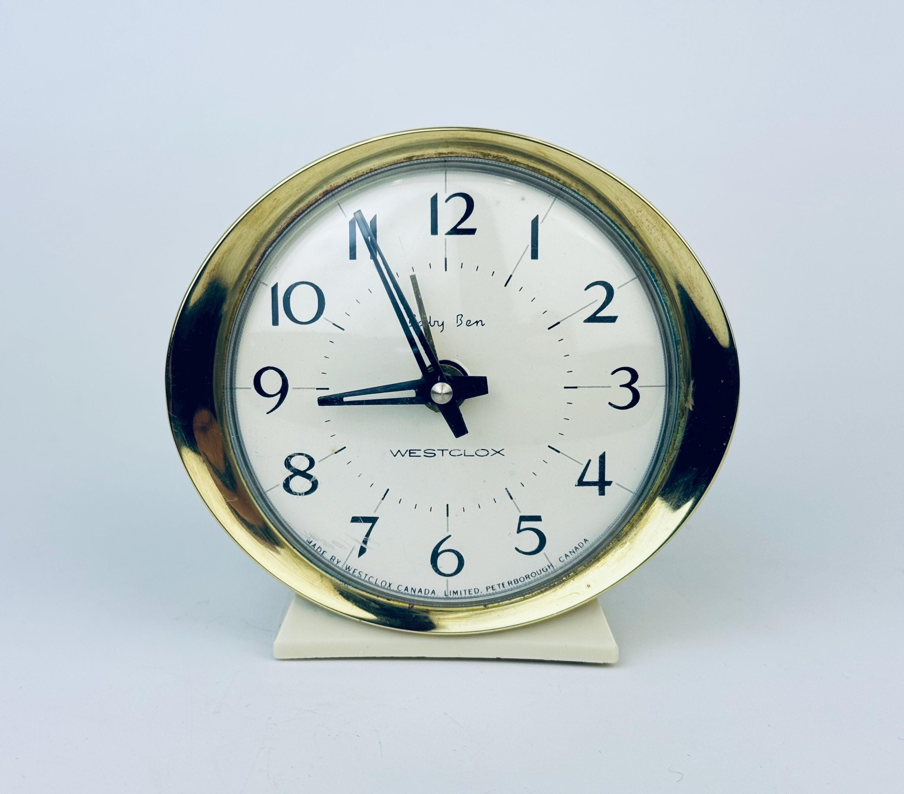 Vintage 'westclox' Wind up Tabletop Alarm Clocks - Made in Usa