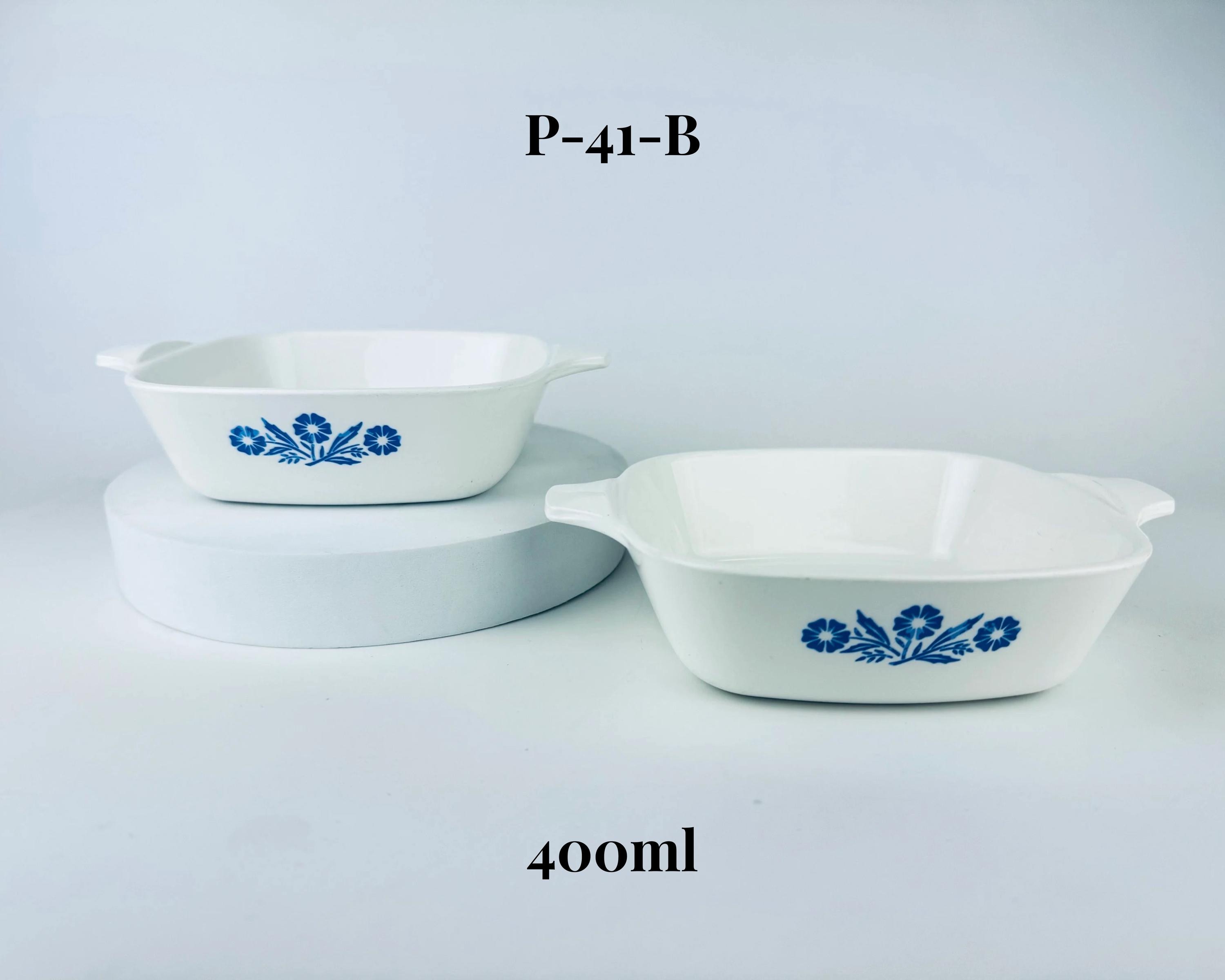 Vintage Blue Cornflower Corning Ware Casserole Dish - Made In