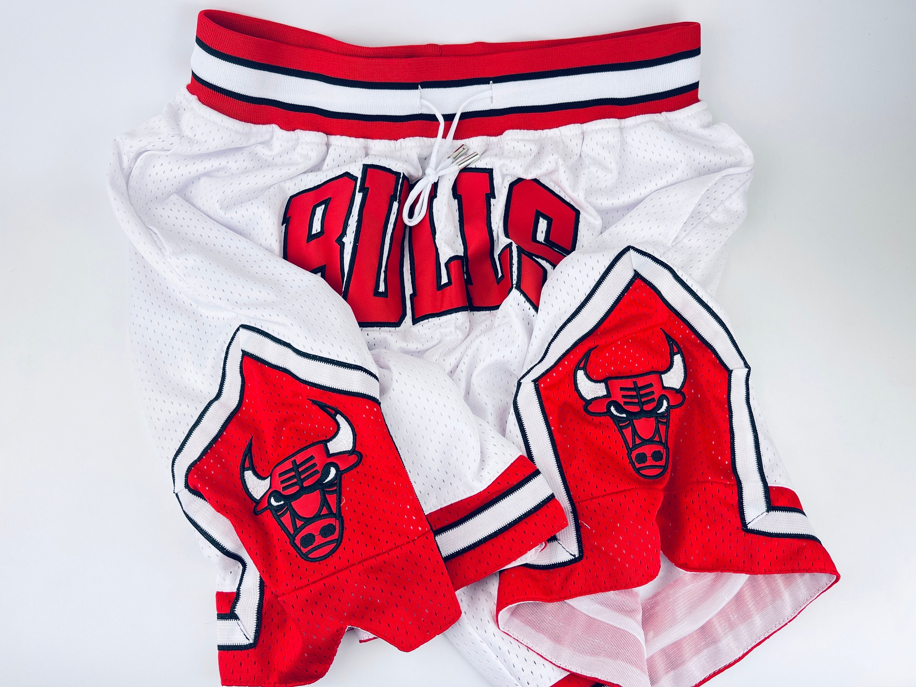 Chicago Bulls Red JUST DON Shorts