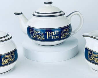 Vintage Tetley Teas Kettle/teapot Set Since 1837 Made by