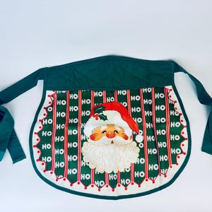 Vintage HO-HO-HO Santa Weihnachten Taille Schürze - Made In Canada By &#39;Kitchenworks&#39;