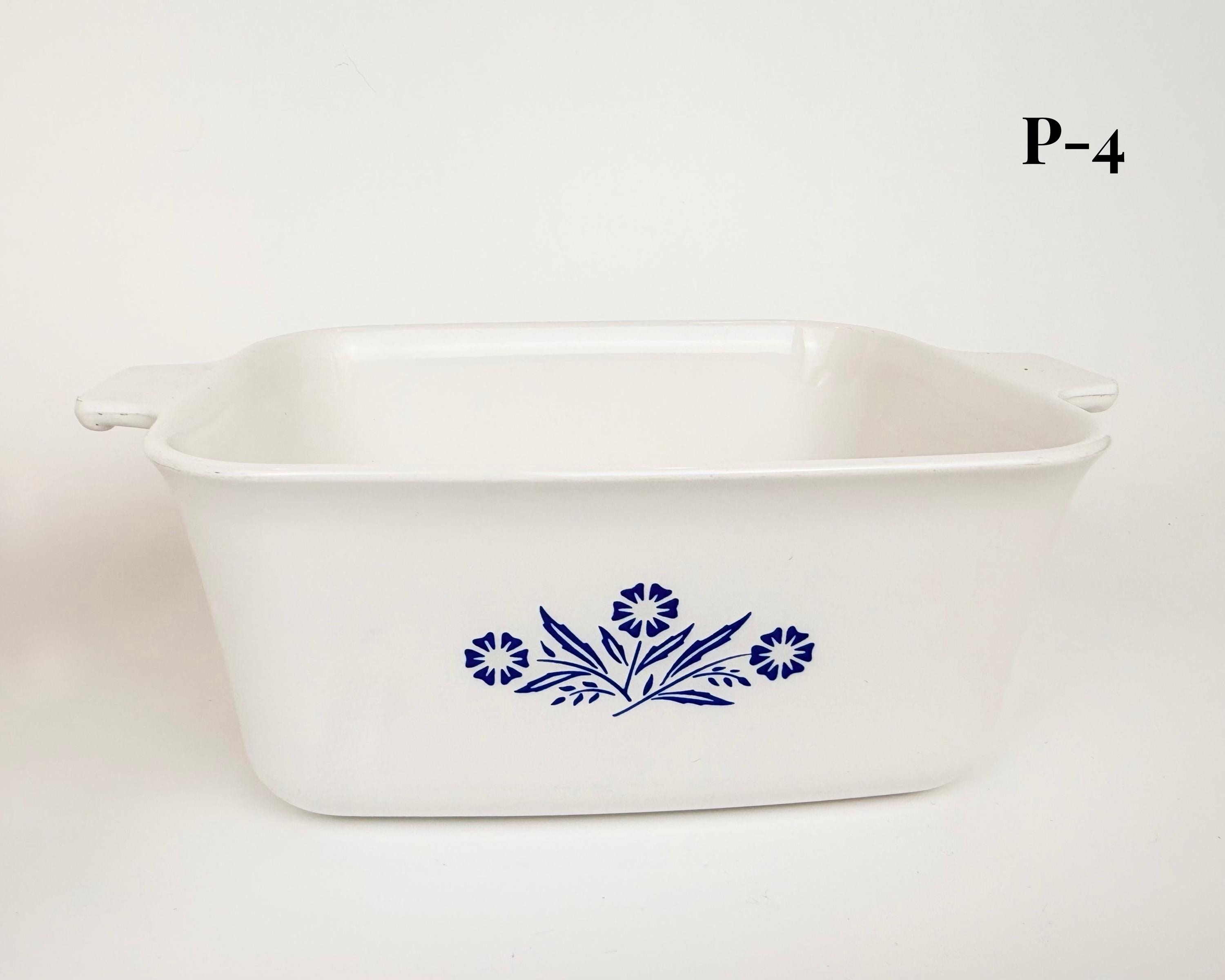 Vintage Blue Cornflower Corning Ware Casserole Dish - Made In