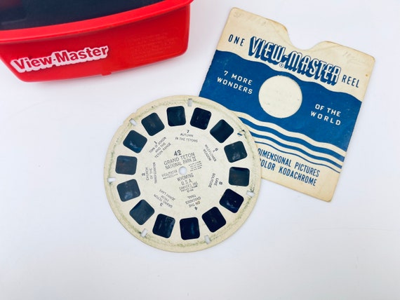 Vintage View-master Reel Grand Teton National Park II, Wyoming 1948 