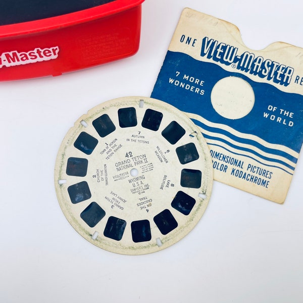 Viewmaster Reel 1948 Yellowstone Park Etsy