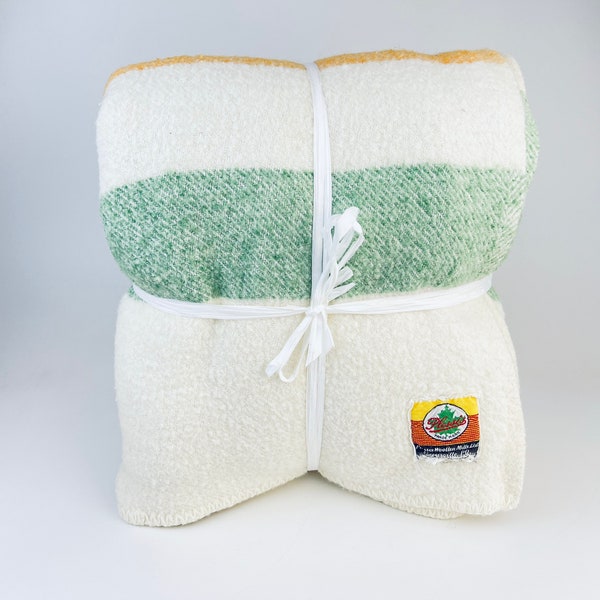 Striped Wool Blanket Etsy