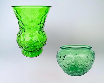 ブロディ クリンクルガラス ラージ花瓶 11インチ ヴィンテージ - Etsy 日本