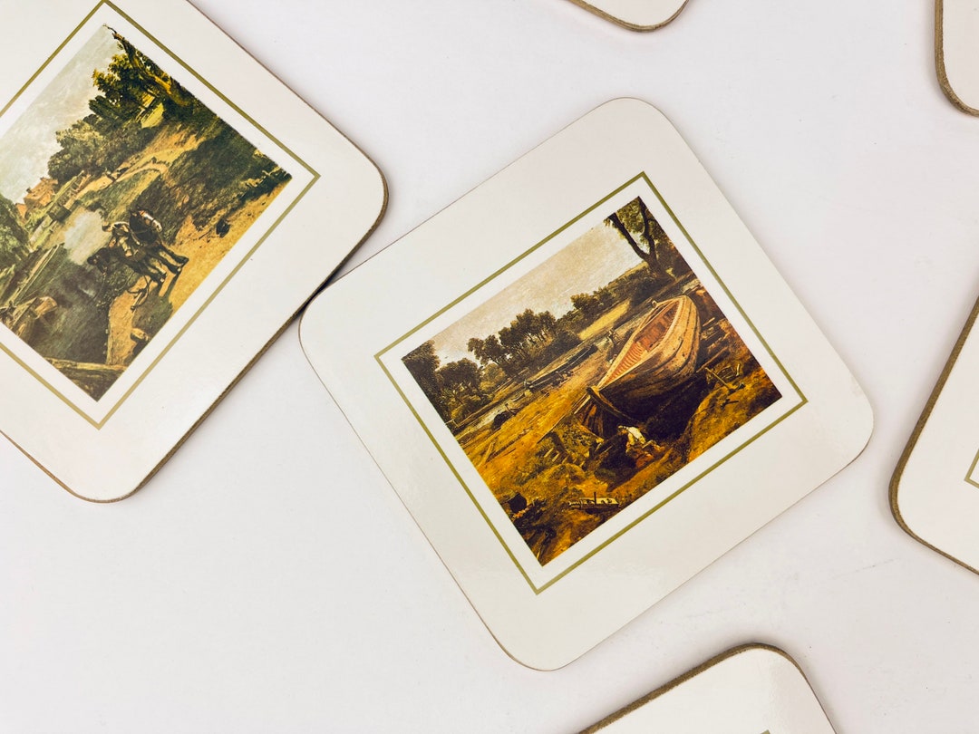Vintage Clover Leaf Coasters – Set of 6 – British Art-inspired ...