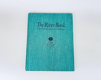 Vintage 1977 Green Hardcover The River Bank From The Wind in the Willows Book - Children’s Classic
