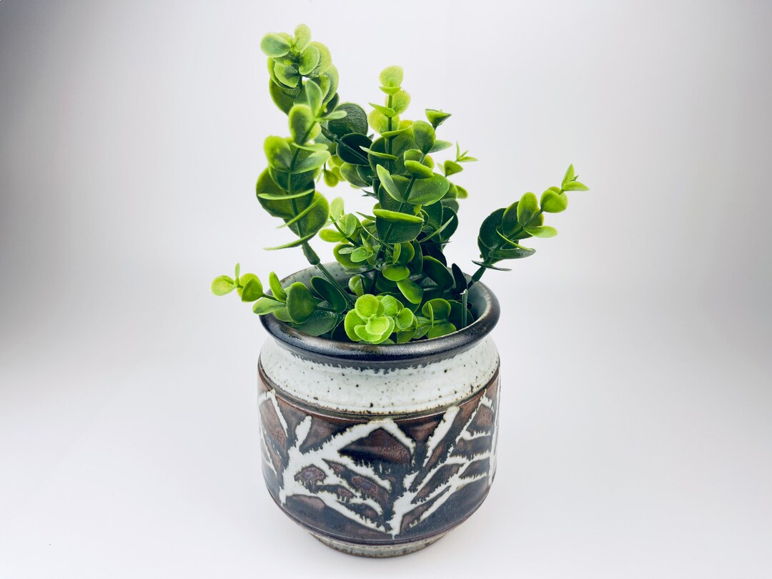 Vintage Glazed Stoneware Indoor Planter Melling Pottery north Vancouver