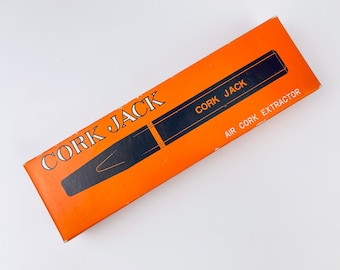 Vintage Wine Bottle Cork Jack - Air Cork Extractor - Made In Japan - Barware Gift