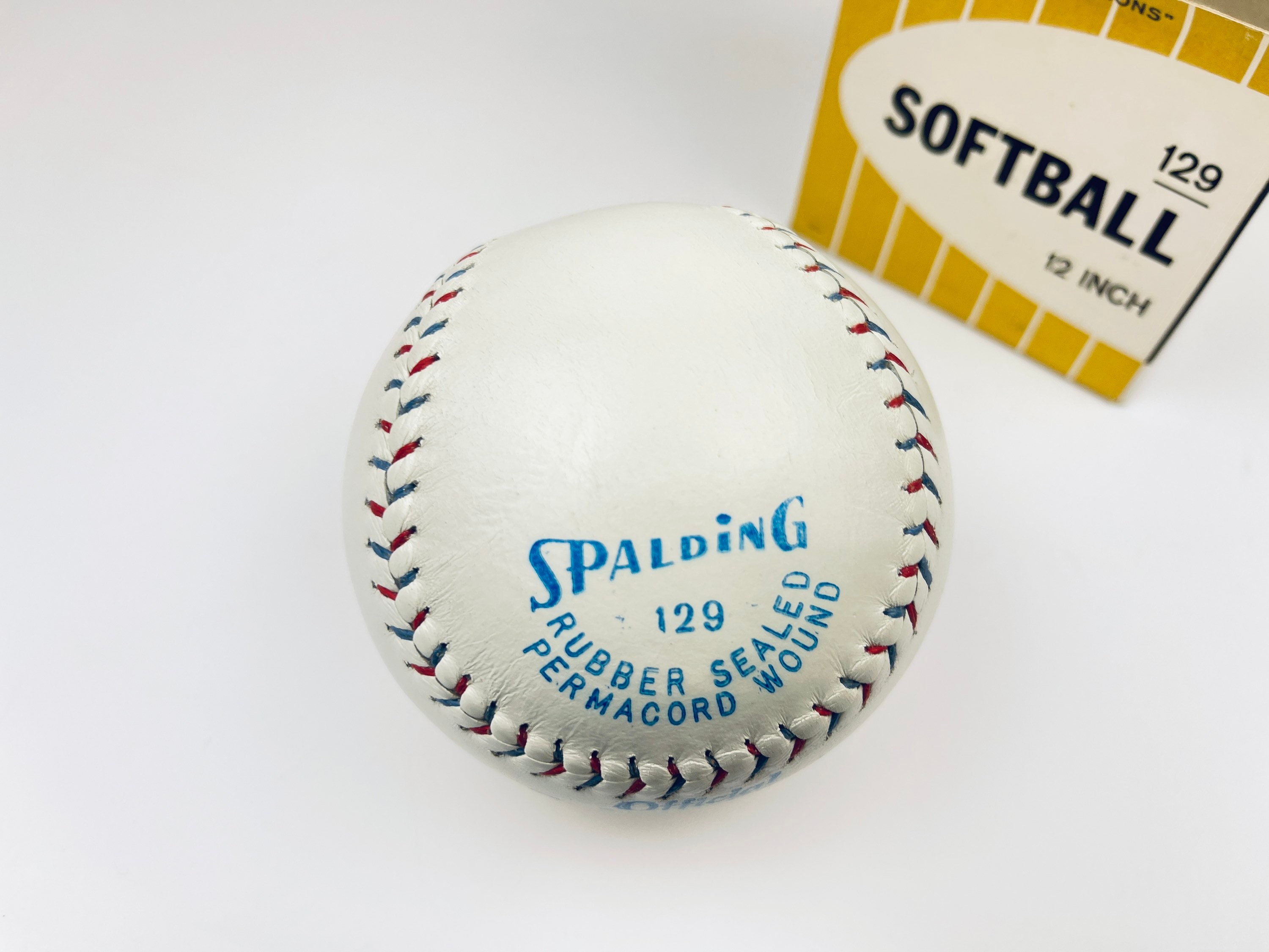 Vintage 12 Softball Spalding Baseball Rubber Sealed