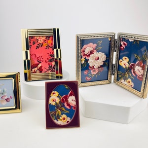 Vintage Gold Metal Picture Frames - Small/Mini Size - Attractive Aged Metal Patina - Sold Individually