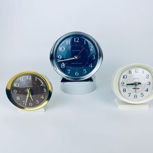 Vintage &#39;Westclox&#39; Wind Up &#39;Baby Ben&#39; & &#39;Big Ben&#39; Tabletop Alarm Clocks - Mid-Century Wind-Up Desk Clocks - Clocks Sold Separately