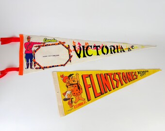 ヴィンテージカナダお土産フェルトテーパードペナント/壁掛け