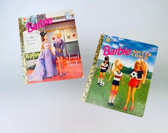 Livros Vintage da Barbie - Um Pequeno Livro Dourado - Títulos Vendidos Separadamente