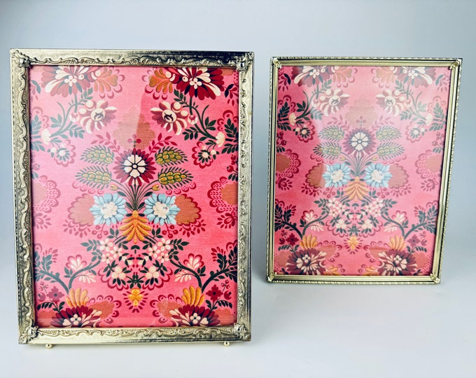 Vintage Ornate Gold Metal Floral Tabletop Picture Frame - 8" X 10 ...