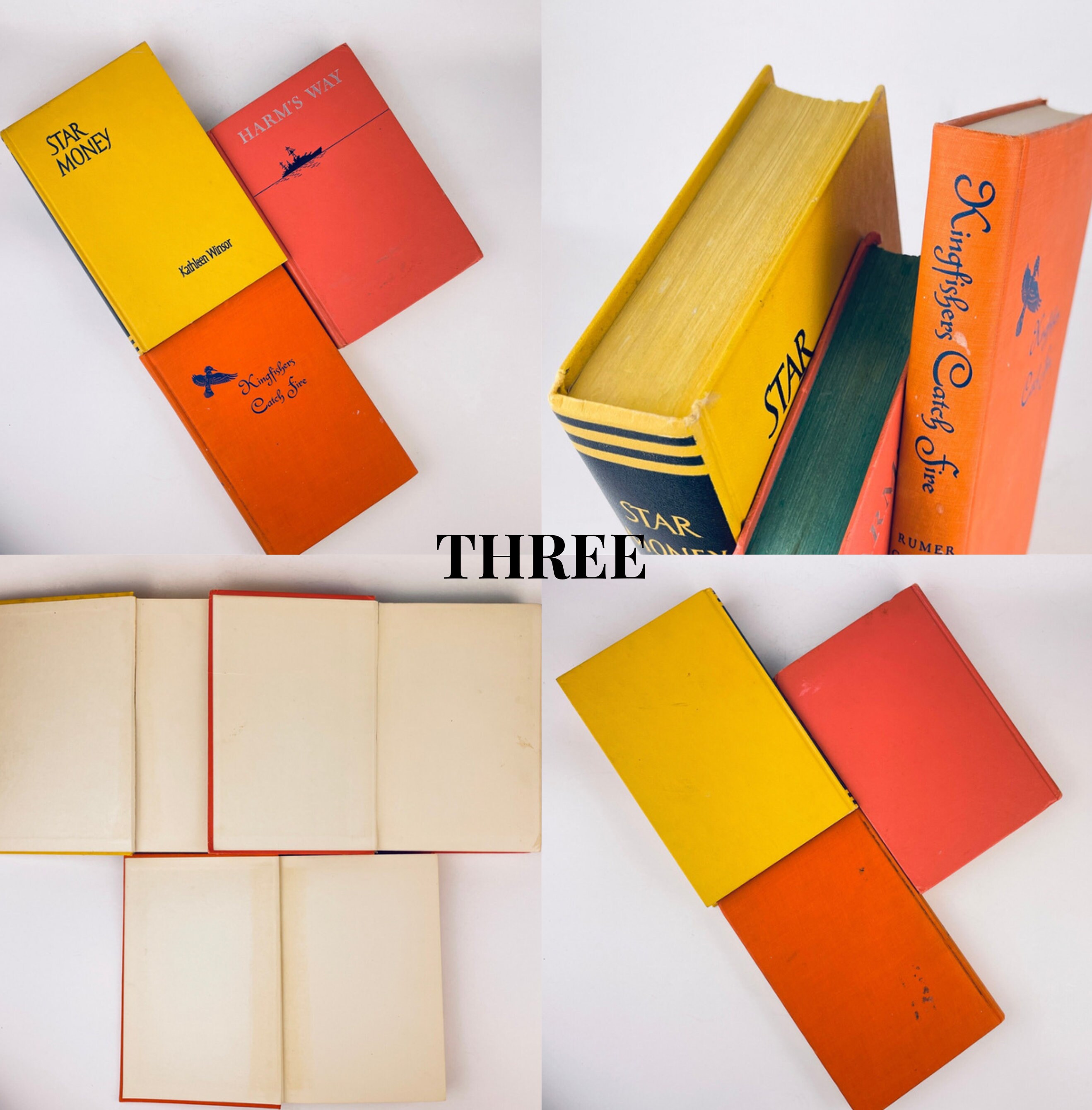 Vintage/antique Decorative Hard Cover Book Bundle Sets - Sets Sold ...