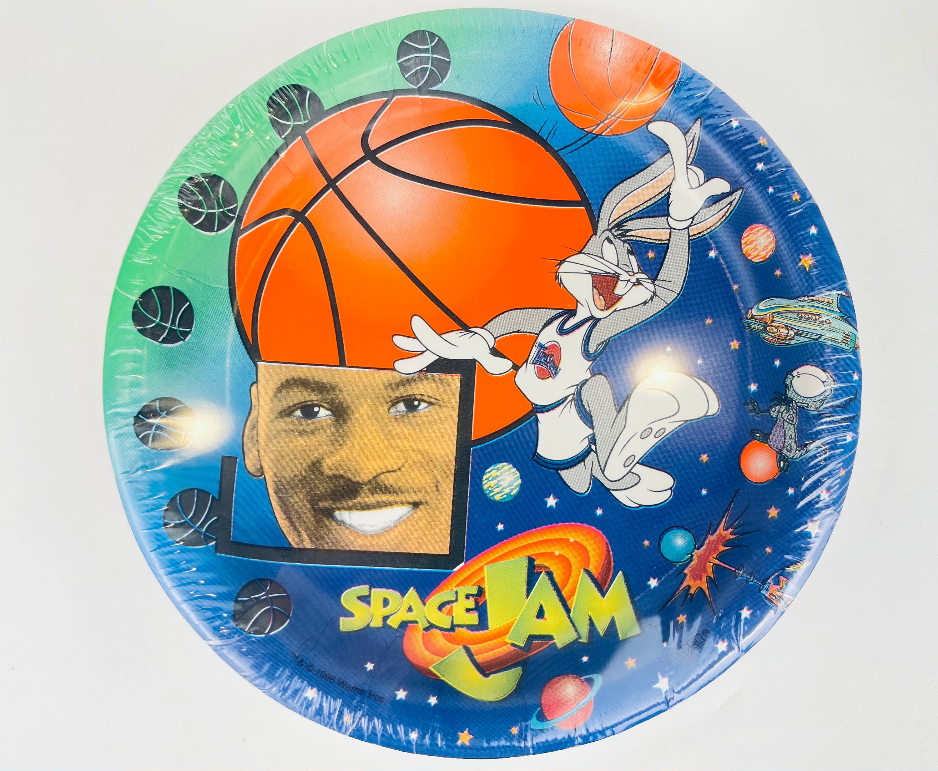 【VINTAGE】ラグ マット SPACE JAM ルーニーテューンズ MJ Vintage 1996 Original Space Jam Blanket Throw Michael Jordan