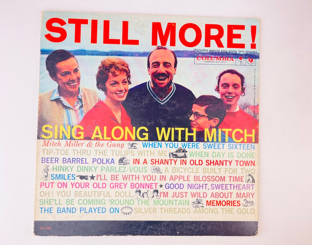Vintage Sing Along With Mitch Still More Vinyl Record Made in Canada Etsy