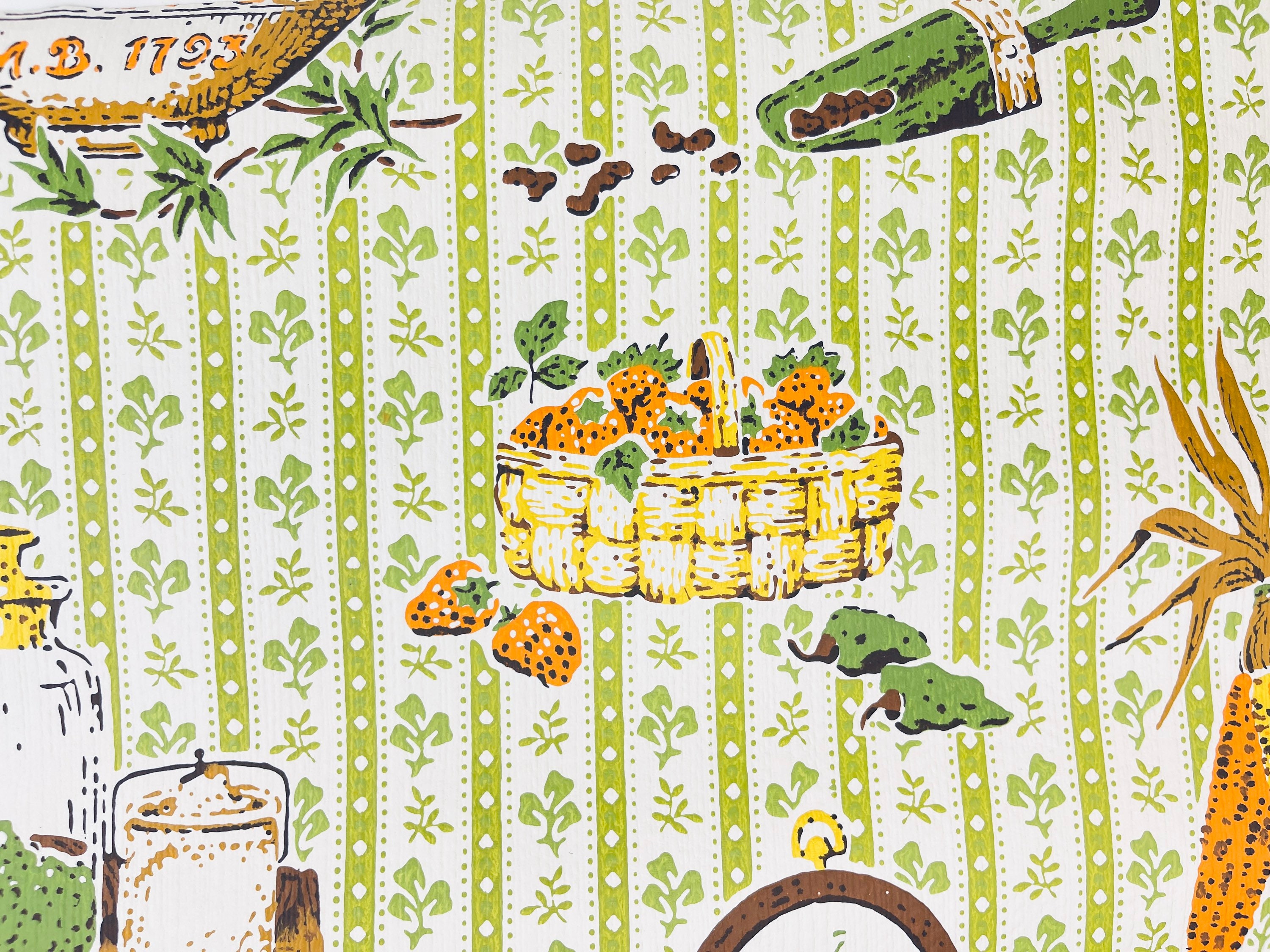 Vintage Kitchen Wallpaper