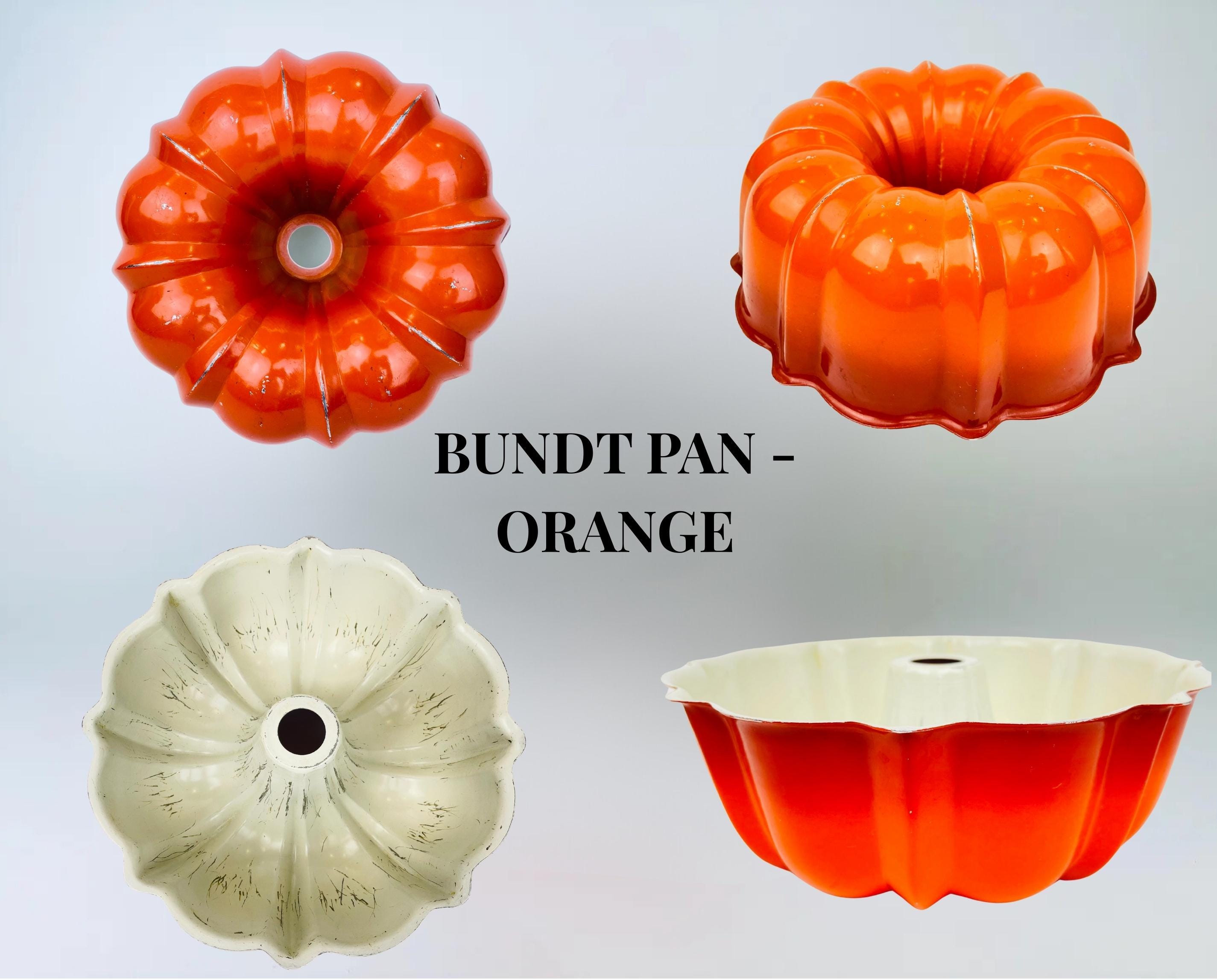 ヴィンテージ オレンジ＆イエロー バントパン – Nordic Ware