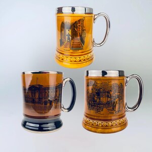 Vintage English Ceramic Beer Steins – Royal Bradwell & Lord Nelson Pottery - Sold Separately