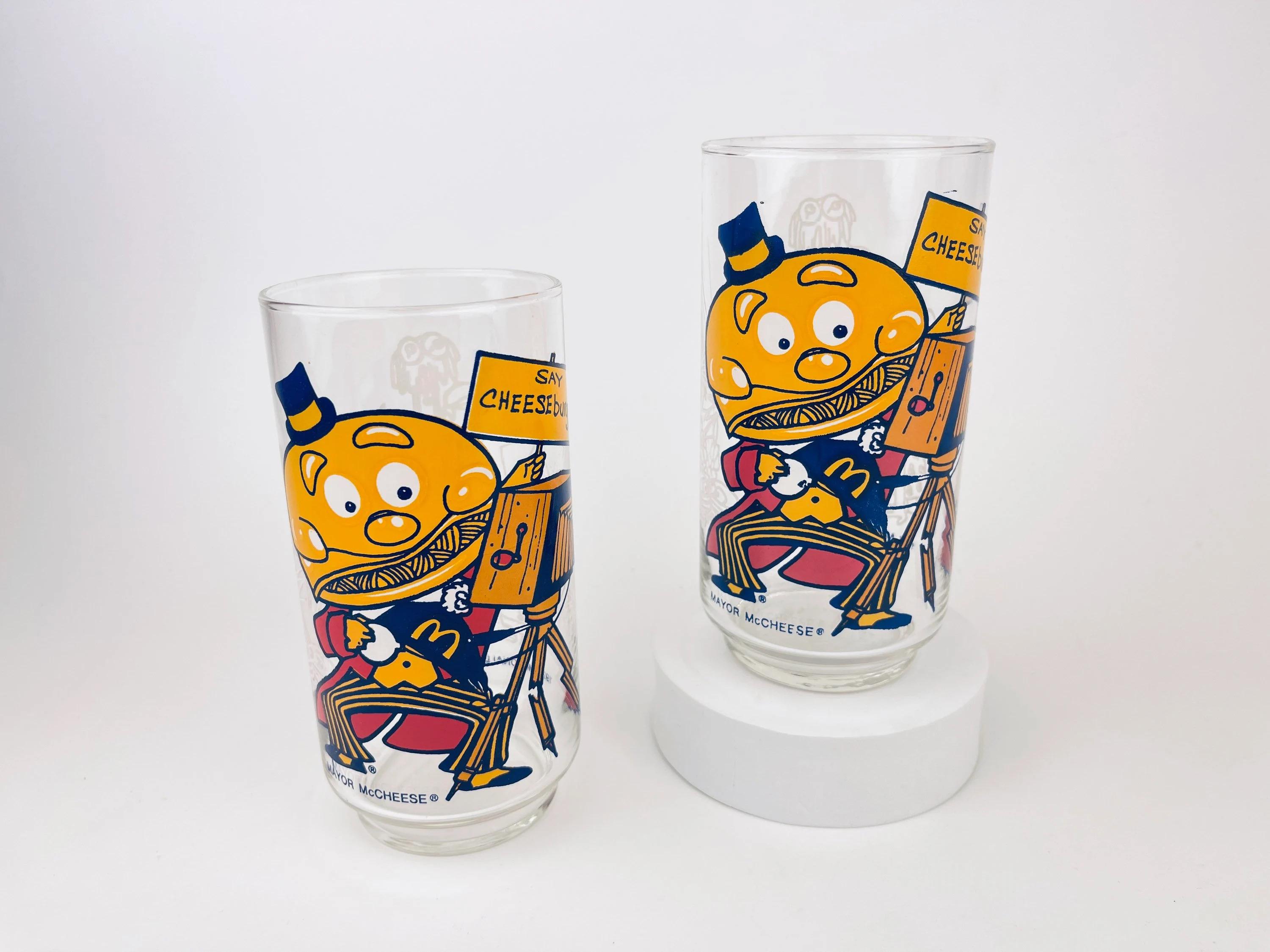 1970年代ヴィンテージ マクドナルドランド キャラクター グラス