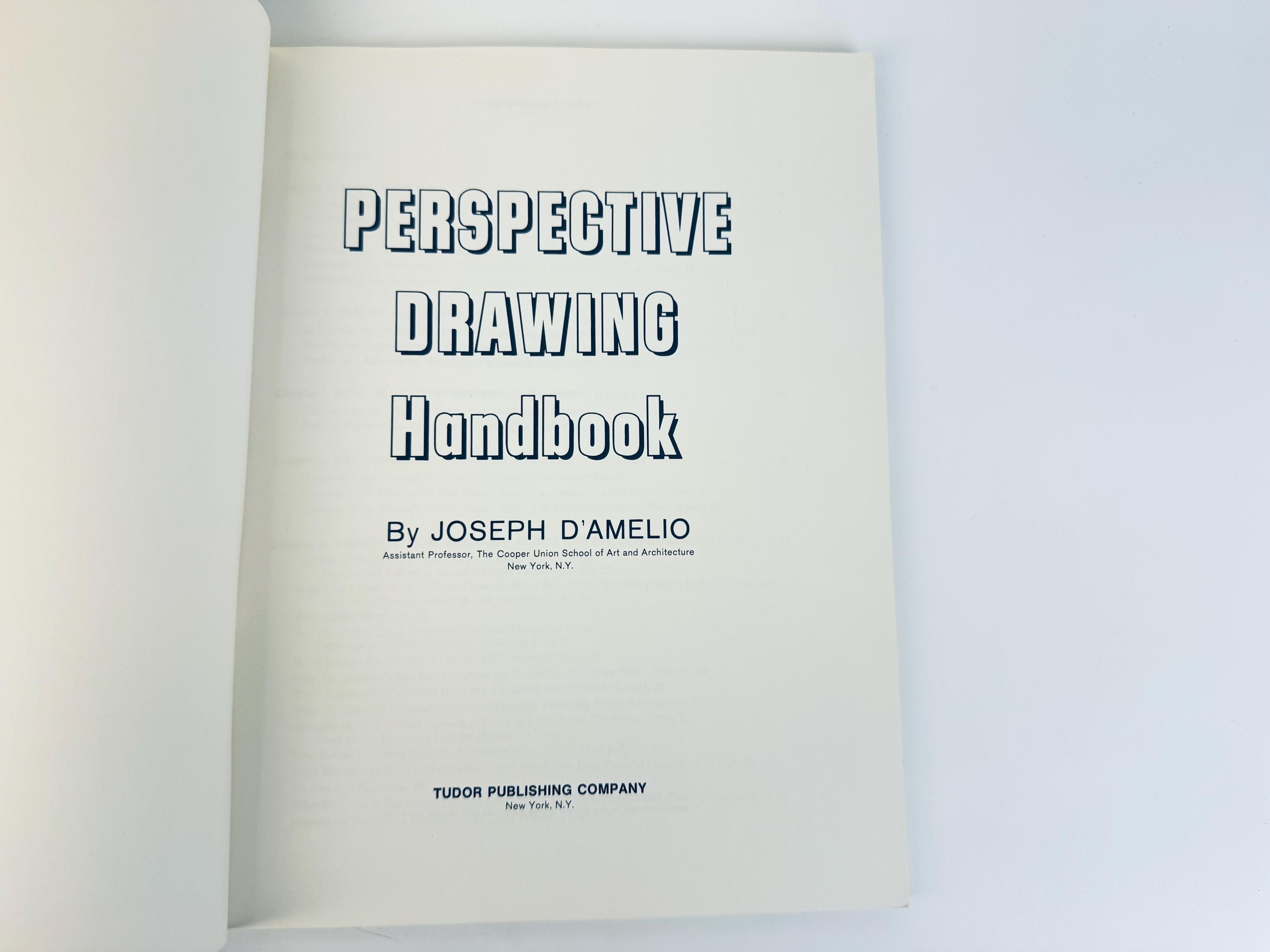 Vintage 1964 Art Instruction Book – Perspective Drawing Handbook