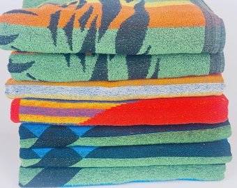 Vintage omkeerbare strand-/douchehanddoeken - apart verkrijgbaar