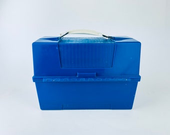 【中古品】Blue Box 1/400 JA8515 モヒカンブルー Vintage Blue Plastic Aladdin Lunch Box - Thermos Holder - Etsy