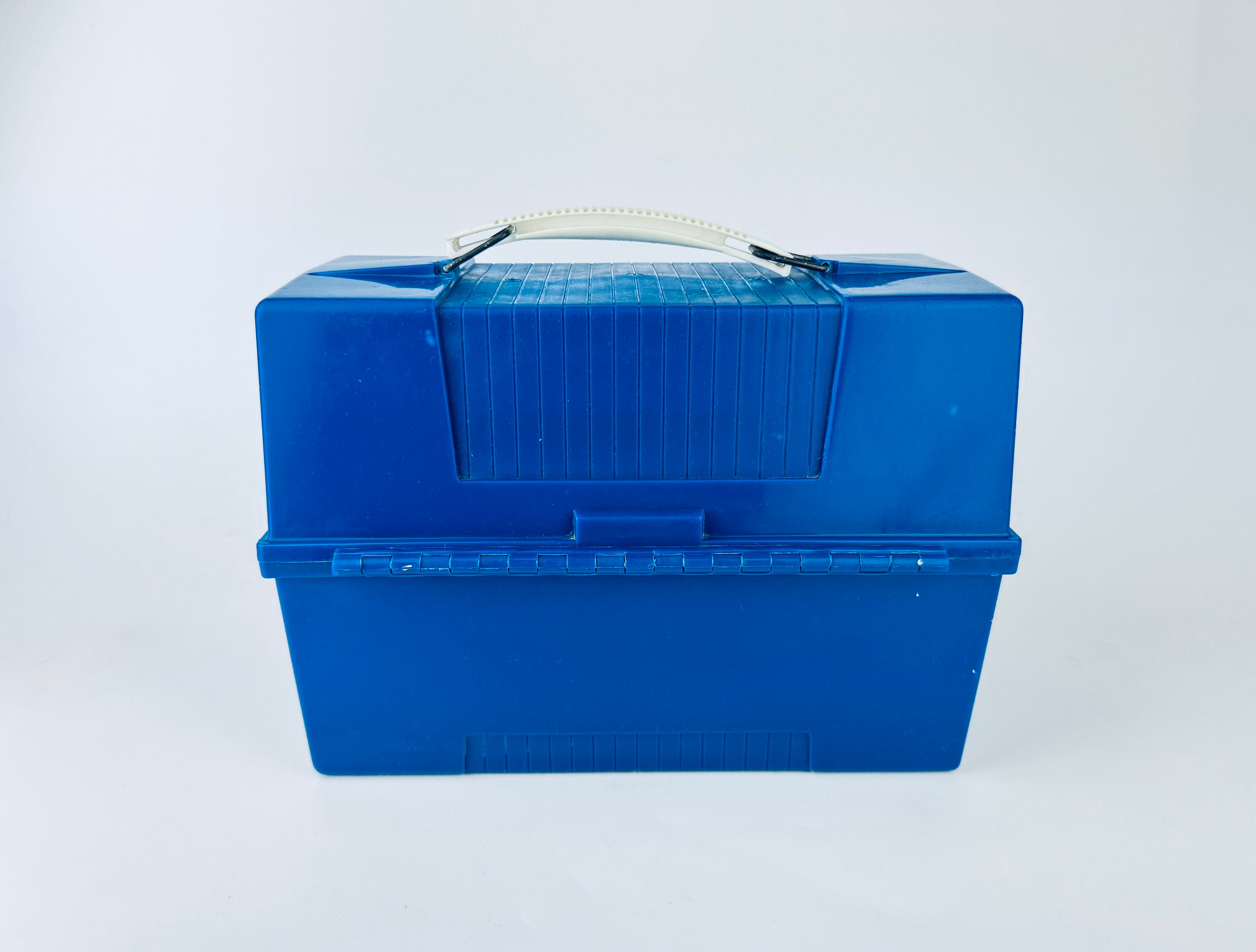 Vintage Blue Plastic Aladdin Lunch Box - Thermos Holder - Etsy