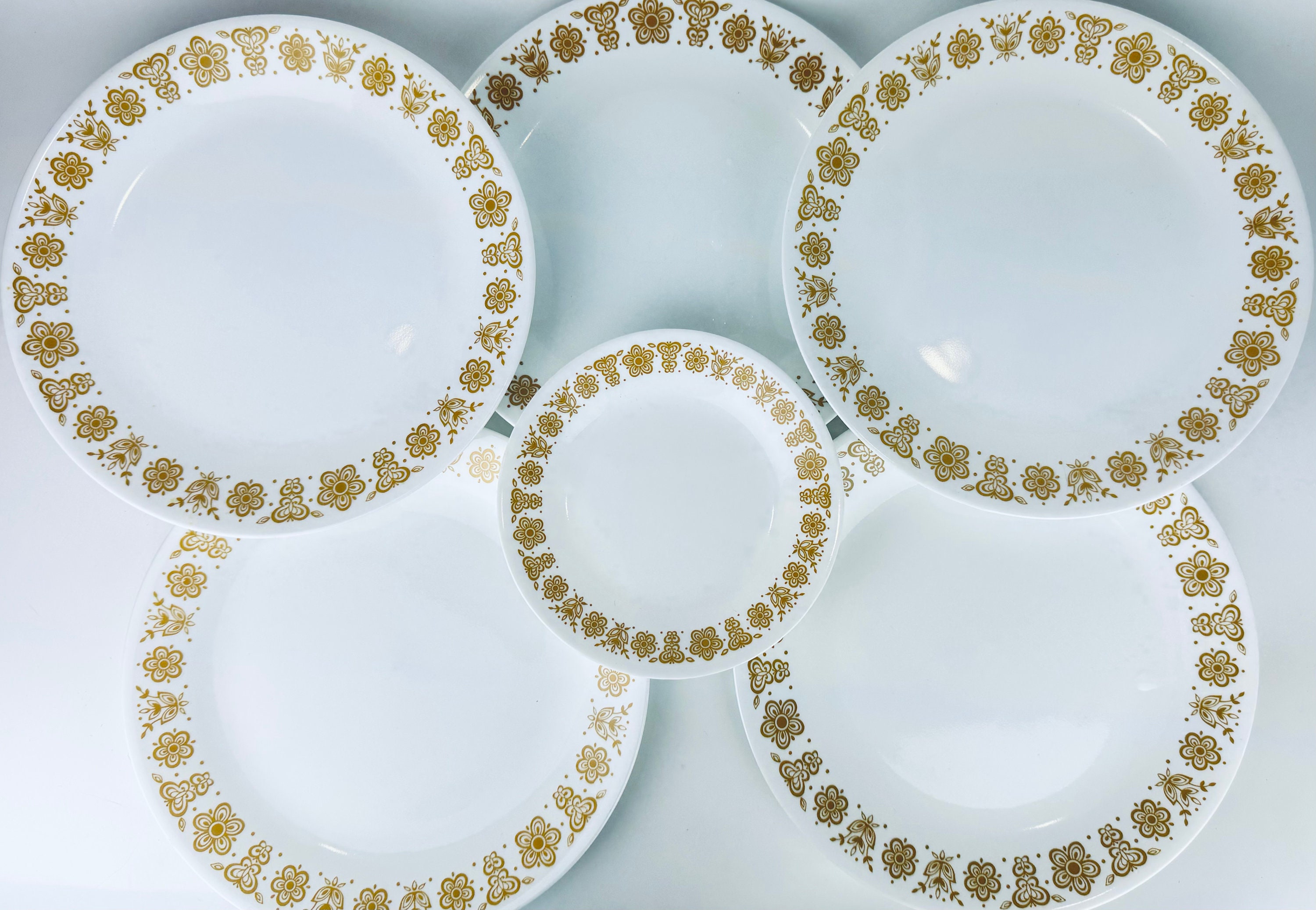Butterfly gold corelle platter - Etsy 日本