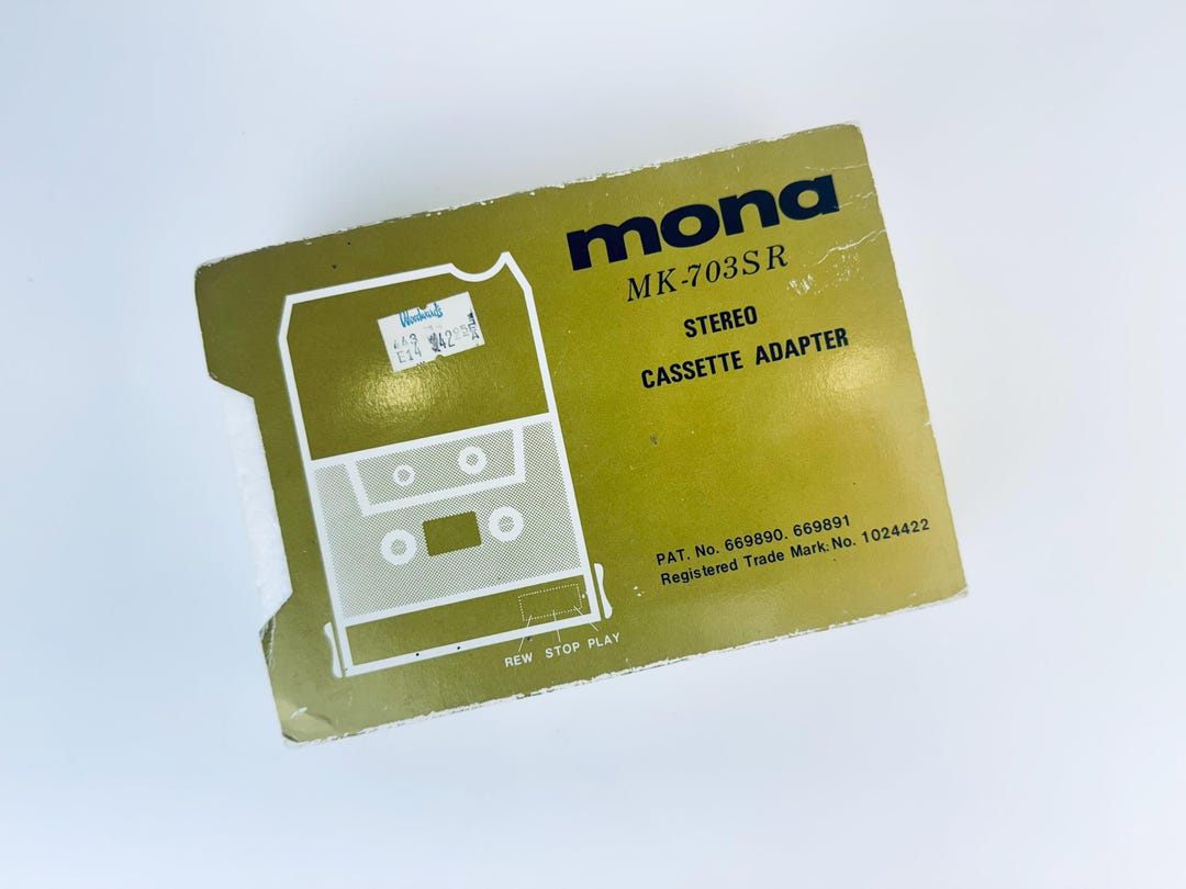 Vintage 'MONA' MK-703SR 8 Track Stereo Cassette Adaptor - Etsy