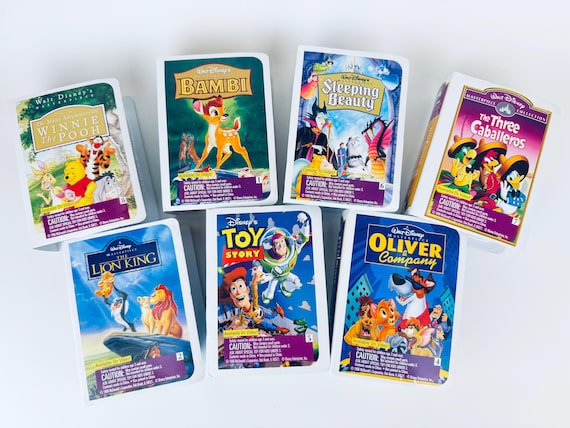 Vintage 1990s Disney Mcdonald's Happy Meal VHS Toy Figures - Sold