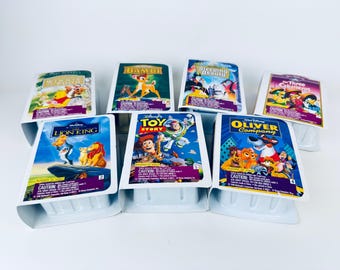 Vintage 1990s Disney Mcdonald's Happy Meal VHS Toy Figures - Sold