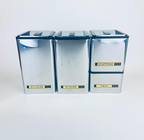 アンティーク クロメックス キャニスター 3個セットKROMEX vintage