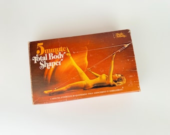 Vintage Joe Weider's '5 Minute Body Shaper' weerstandsoefenset uit de jaren 70