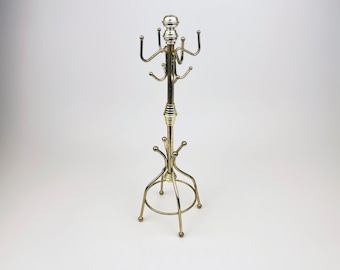 Vintage Brass Coat Rack Jewelry Stand -  Canada