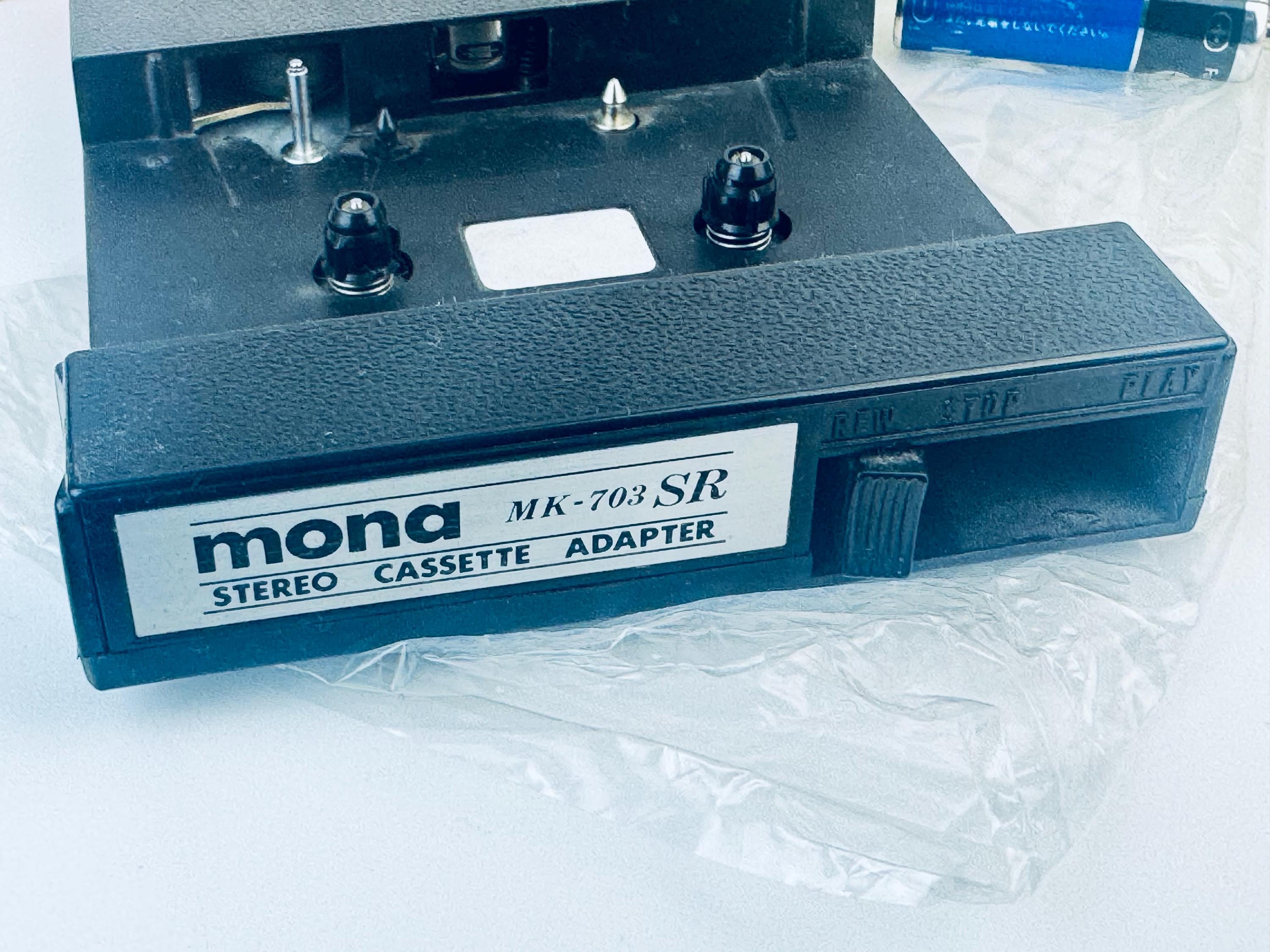 珍品？骨董品？mona mk-703SR オーディオ　カセット　未使用品 Vintage 'MONA' MK-703SR 8 Track Stereo Cassette Adaptor - Etsy