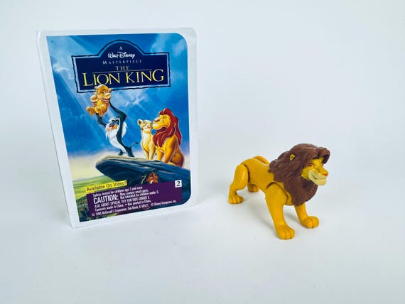 Vintage 1990s Disney Mcdonald's Happy Meal VHS Toy Figures - Sold