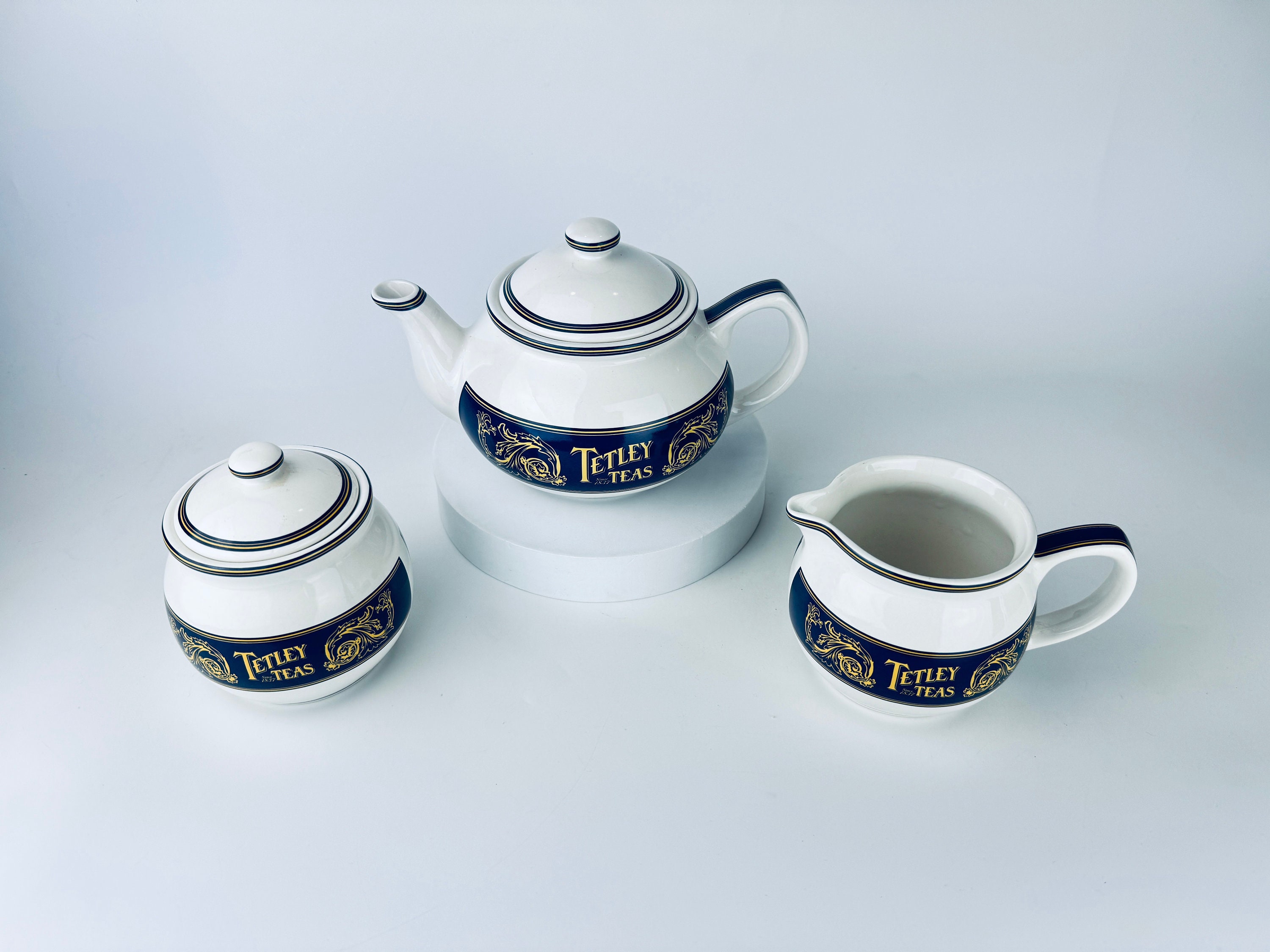 Vintage Tetley Teas Kettle/teapot Set - Since 1837 - Made by