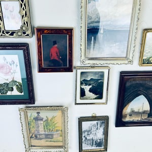 Vintage Gallery Wall Frame Set – Curated Assorted Picture Frames for Eclectic Home Decor