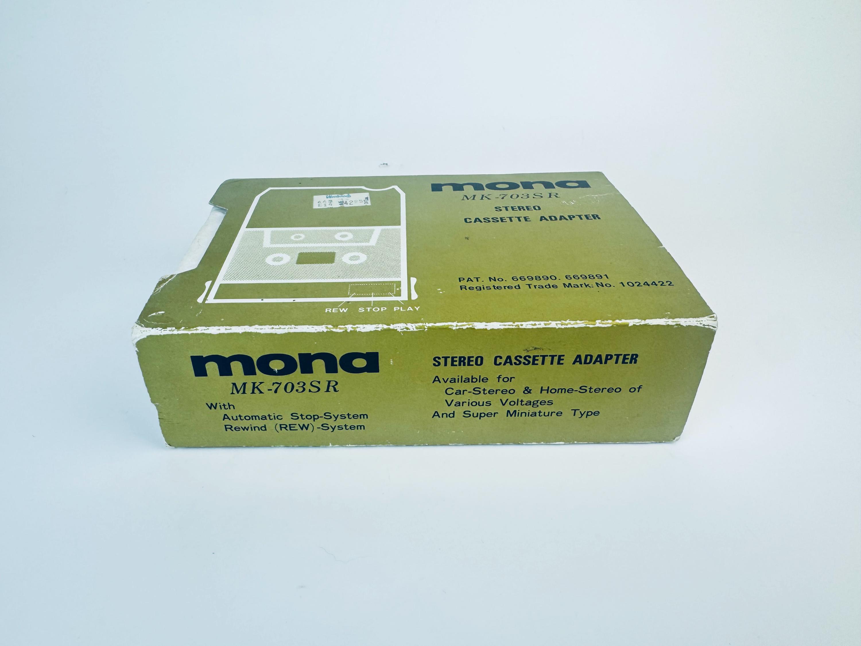 Vintage 'MONA' MK-703SR 8 Track Stereo Cassette Adaptor - Etsy
